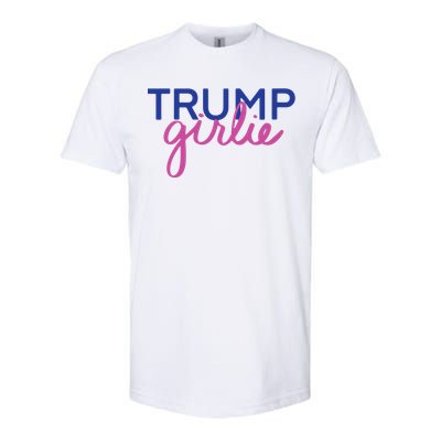 Women Trump Girl Trump Girlie Blue Softstyle CVC T-Shirt