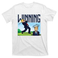 Winning Trump Golf And Biden American Presidential Debate T-Shirt