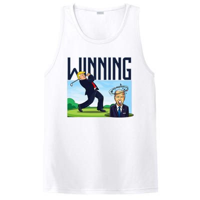 Winning Trump Golf And Biden American Presidential Debate PosiCharge Competitor Tank