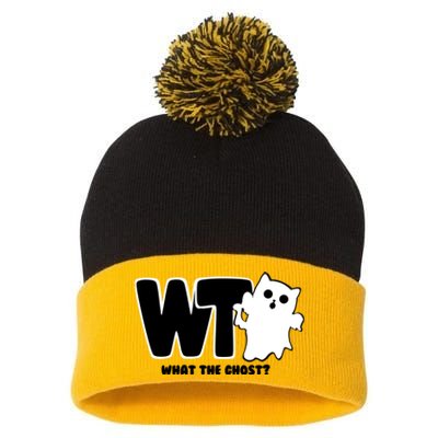 What The Ghost Dark Pom Pom 12in Knit Beanie