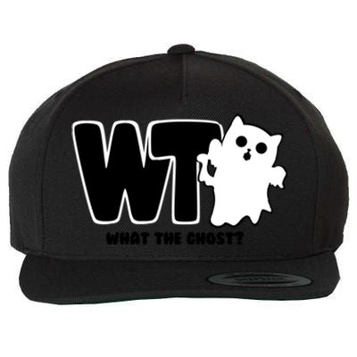 What The Ghost Dark Wool Snapback Cap