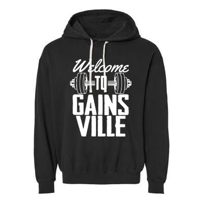 Welcome To Gainesville Garment-Dyed Fleece Hoodie