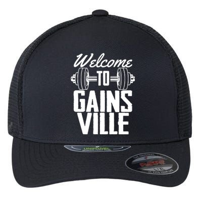 Welcome To Gainesville Flexfit Unipanel Trucker Cap