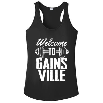 Welcome To Gainesville Ladies PosiCharge Competitor Racerback Tank