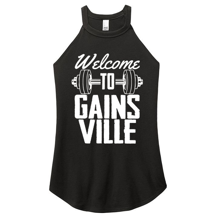 Welcome To Gainesville Women's Perfect Tri Rocker Tank