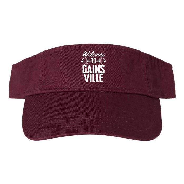 Welcome To Gainesville Valucap Bio-Washed Visor