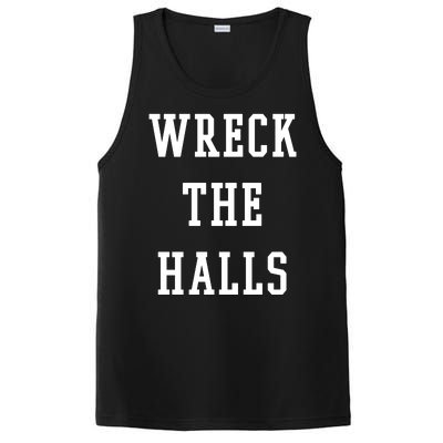 Wreck The Halls Christmas Holiday PosiCharge Competitor Tank