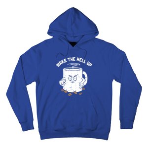 Wake The Hell Up Halloween Costume Coffee Lover Barista Gift Hoodie