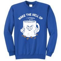 Wake The Hell Up Halloween Costume Coffee Lover Barista Gift Sweatshirt