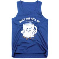 Wake The Hell Up Halloween Costume Coffee Lover Barista Gift Tank Top