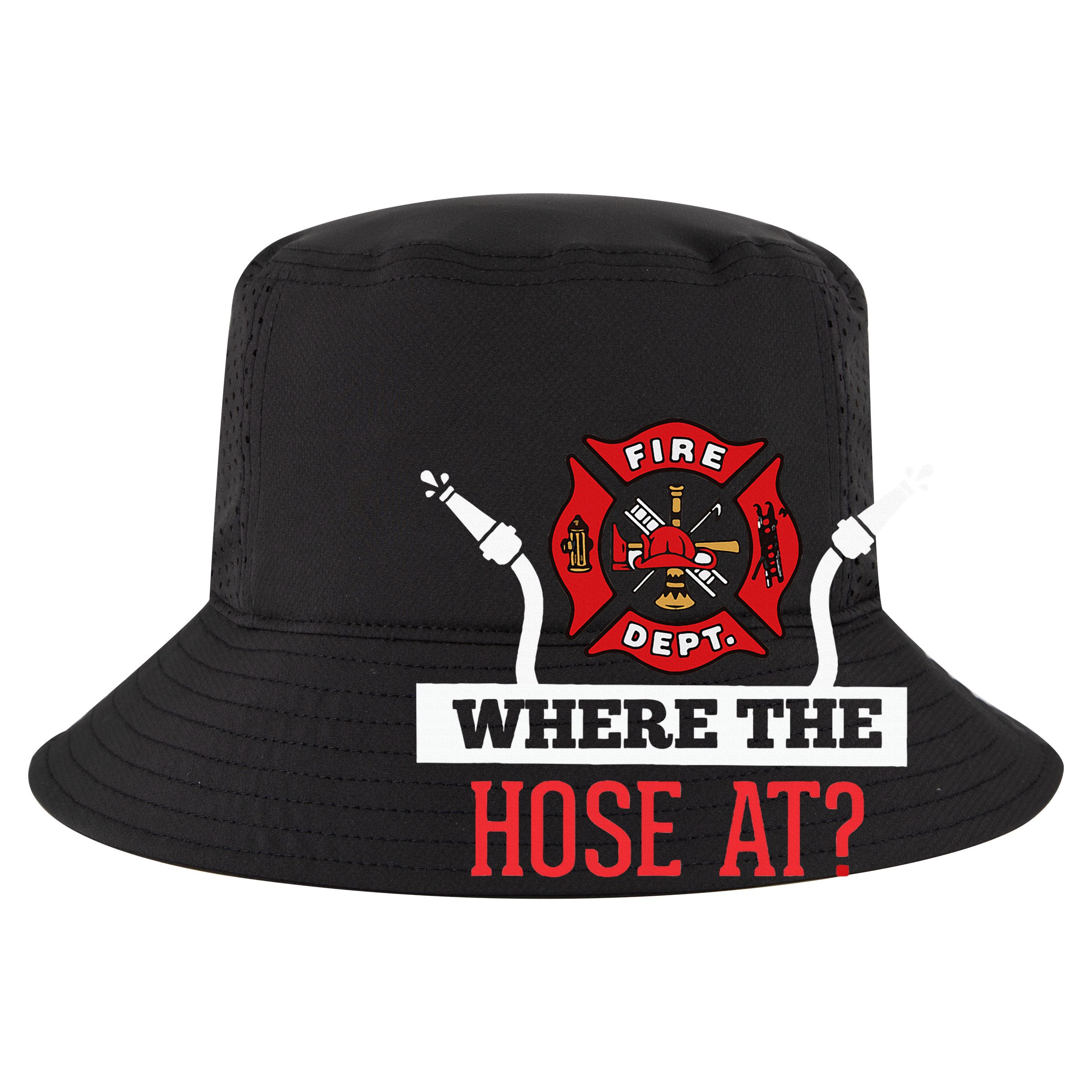 Where The Hose At Funny Firefighter Gift 15oz Campfire Ceramic Mug