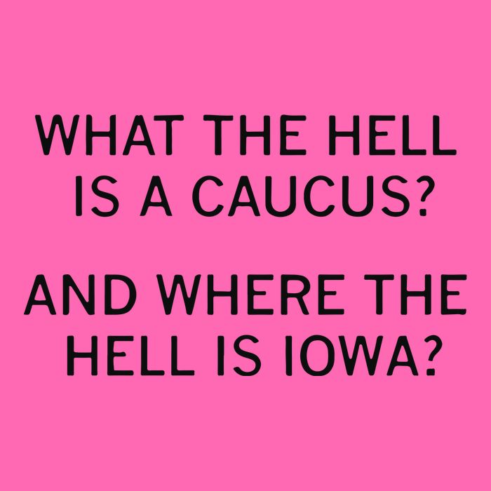 What The Hell Is A Caucus And Where The Hell Is Iowa Stripe Pom Pom Beanie
