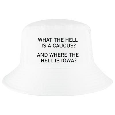 What The Hell Is A Caucus And Where The Hell Is Iowa Cool Comfort Performance Bucket Hat
