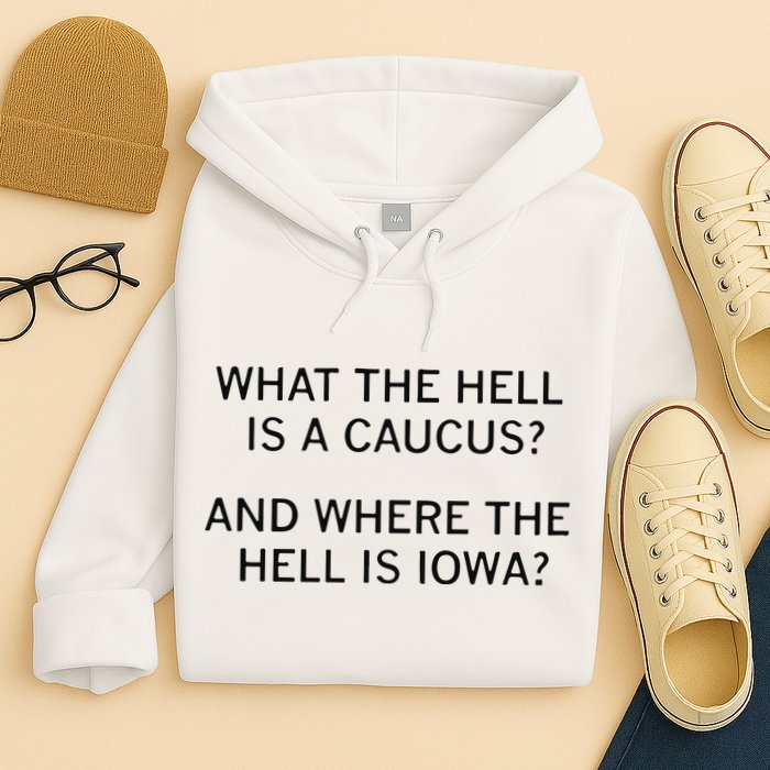What The Hell Is A Caucus And Where The Hell Is Iowa Hoodie