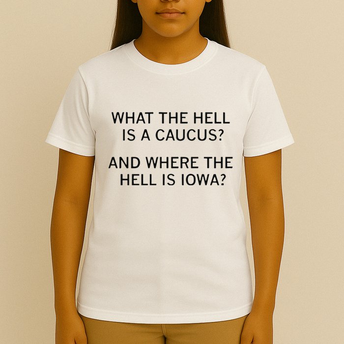 What The Hell Is A Caucus And Where The Hell Is Iowa T-Shirt