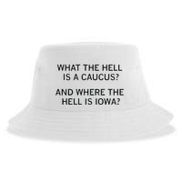 What The Hell Is A Caucus And Where The Hell Is Iowa Sustainable Bucket Hat