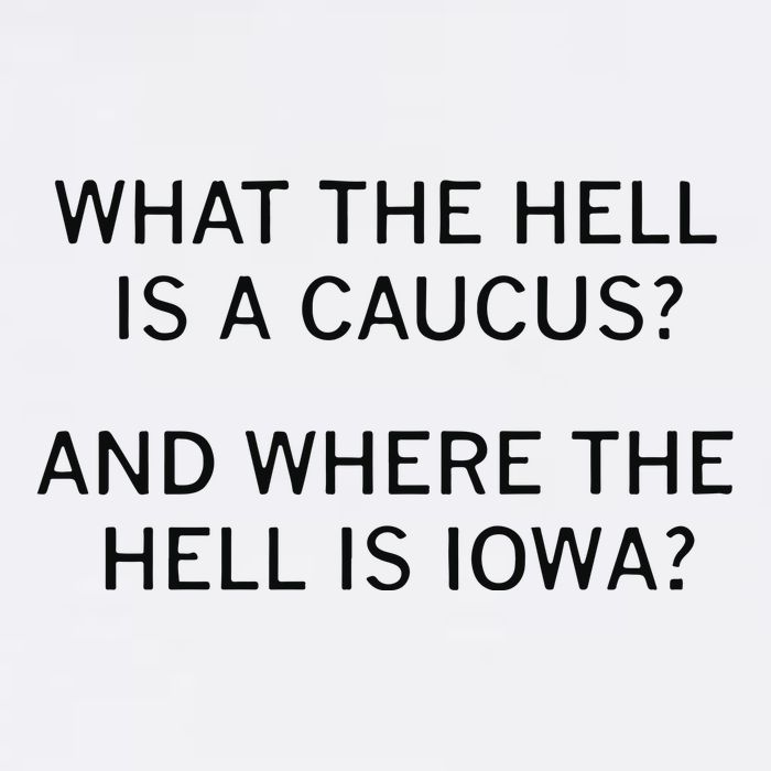 What The Hell Is A Caucus And Where The Hell Is Iowa Sustainable Bucket Hat