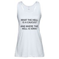 What The Hell Is A Caucus And Where The Hell Is Iowa Ladies Essential Flowy Tank