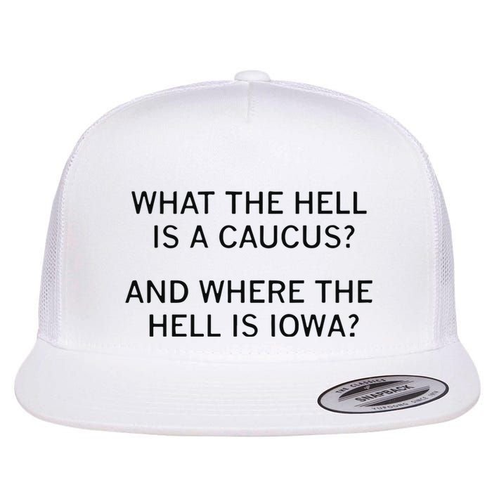 What The Hell Is A Caucus And Where The Hell Is Iowa Flatbill Hat