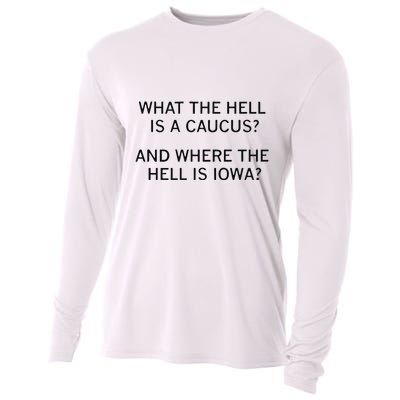 What The Hell Is A Caucus And Where The Hell Is Iowa Cooling Performance Long Sleeve Crew