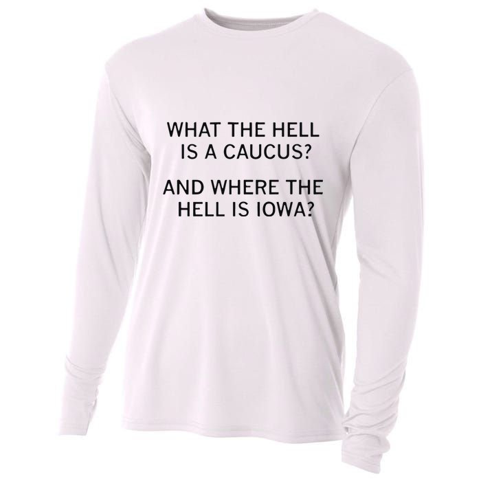 What The Hell Is A Caucus And Where The Hell Is Iowa Cooling Performance Long Sleeve Crew