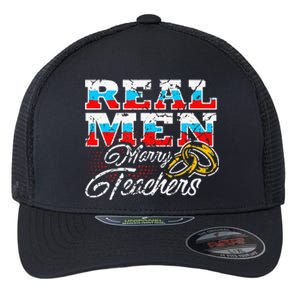 Wedding Teachers Husband Teacher Funny Quote Flexfit Unipanel Trucker Cap