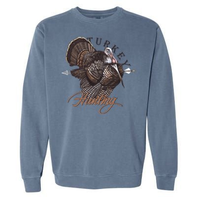 Wild Turkey Hunting Gift Garment-Dyed Sweatshirt