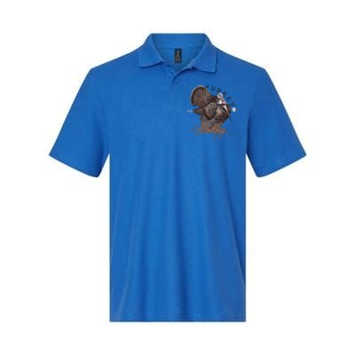 Wild Turkey Hunting Gift Softstyle Adult Sport Polo