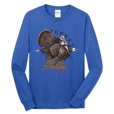 Wild Turkey Hunting Gift Tall Long Sleeve T-Shirt