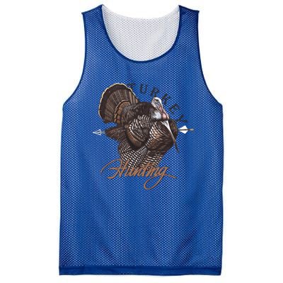 Wild Turkey Hunting Gift Mesh Reversible Basketball Jersey Tank