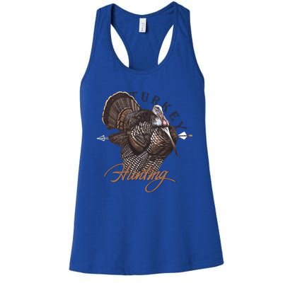 Wild Turkey Hunting Gift Women's Racerback Tank