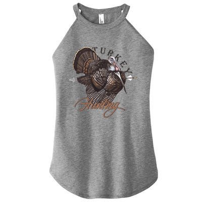 Wild Turkey Hunting Gift Women’s Perfect Tri Rocker Tank