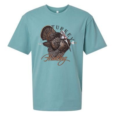 Wild Turkey Hunting Gift Sueded Cloud Jersey T-Shirt