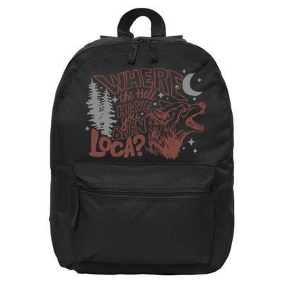 Where The Hell Have You Been Loca Retro Bella Team 16 in Basic Backpack