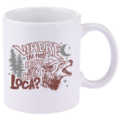 Where The Hell Have You Been Loca Retro Bella Team 11oz C Handle Ceramic Mug