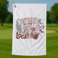 Where The Hell Have You Been Loca Retro Bella Team Golf Towel