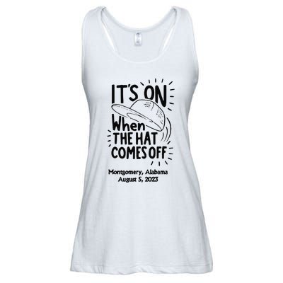 When The Hat Comes Montgomery Brawl Riverfront Montgomery Alabama Ladies Essential Flowy Tank