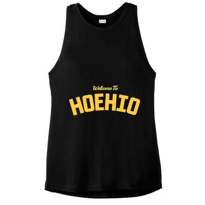Welcome To Hoehio Ladies PosiCharge Tri-Blend Wicking Tank