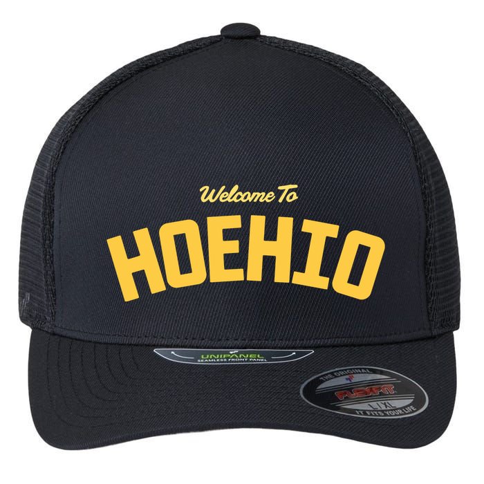 Welcome To Hoehio Flexfit Unipanel Trucker Cap