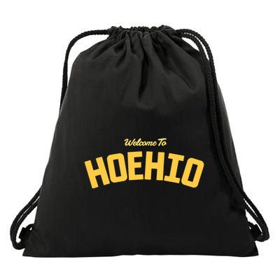 Welcome To Hoehio Drawstring Bag