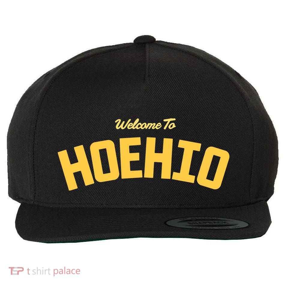 Welcome To Hoehio Wool Snapback Cap