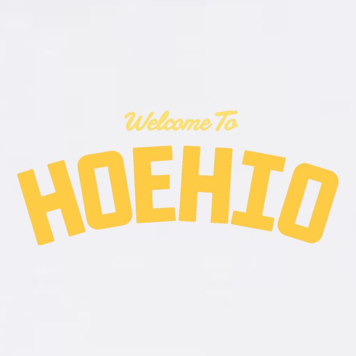 Welcome To Hoehio Garment-Dyed Sweatshirt