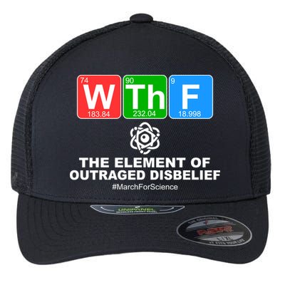 WTHF WTF The Element of Outraged Disbelief March For Science Flexfit Unipanel Trucker Cap