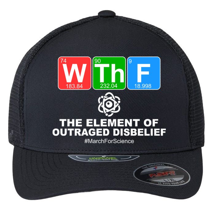WTHF WTF The Element of Outraged Disbelief March For Science Flexfit Unipanel Trucker Cap
