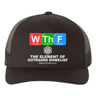 WTHF WTF The Element of Outraged Disbelief March For Science Yupoong Adult 5-Panel Trucker Hat