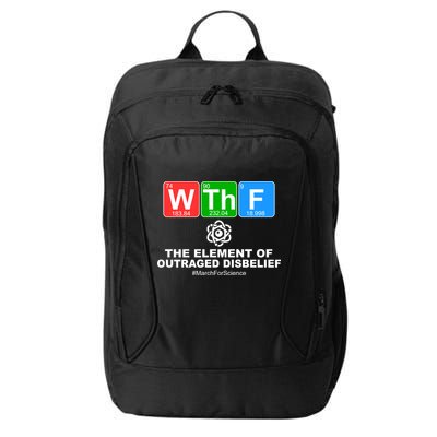 WTHF WTF The Element of Outraged Disbelief March For Science City Backpack