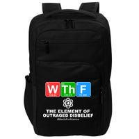 WTHF WTF The Element of Outraged Disbelief March For Science Impact Tech Backpack
