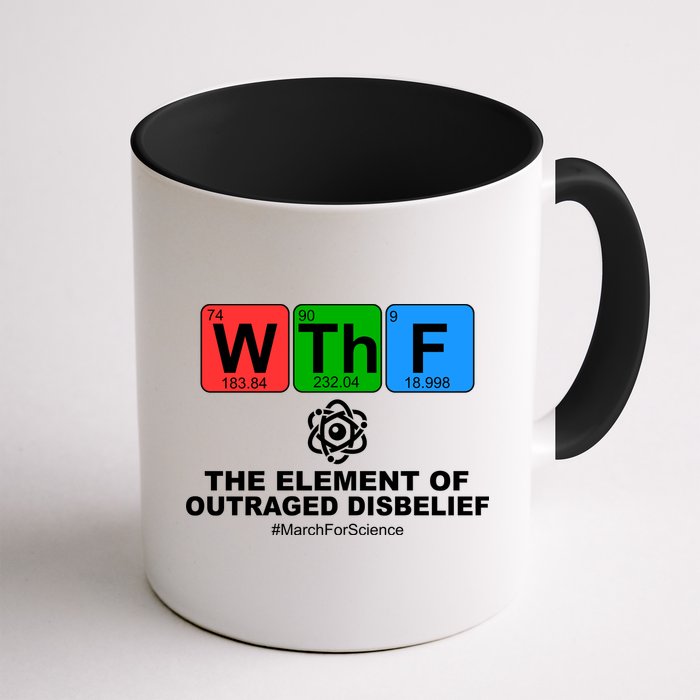 WTHF WTF The Element of Outraged Disbelief March For Science Coffee Mug