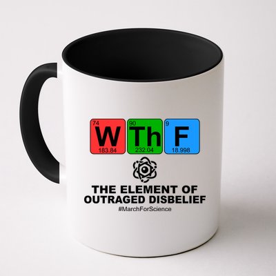 WTHF WTF The Element of Outraged Disbelief March For Science Coffee Mug