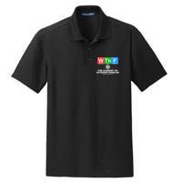 WTHF WTF The Element of Outraged Disbelief March For Science Dry Zone Grid Polo